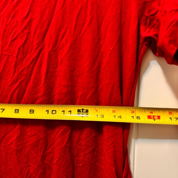 Red Short Sleeve Maternity Dress Size Small By Alina Mae - Picture 7 of 8